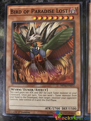 Bird of Paradise Lost - MP16-EN072 - Common 1st Edition