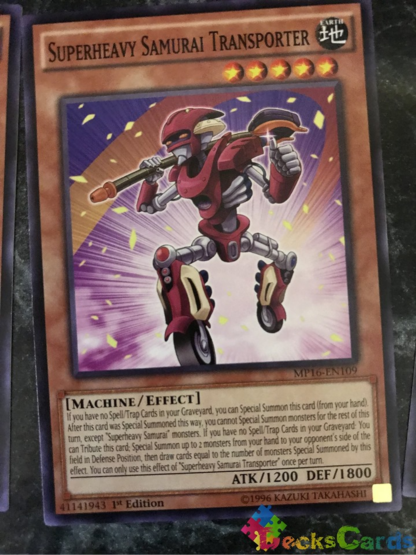 Superheavy Samurai Transporter - MP16-EN109 - Common 1st Edition 1