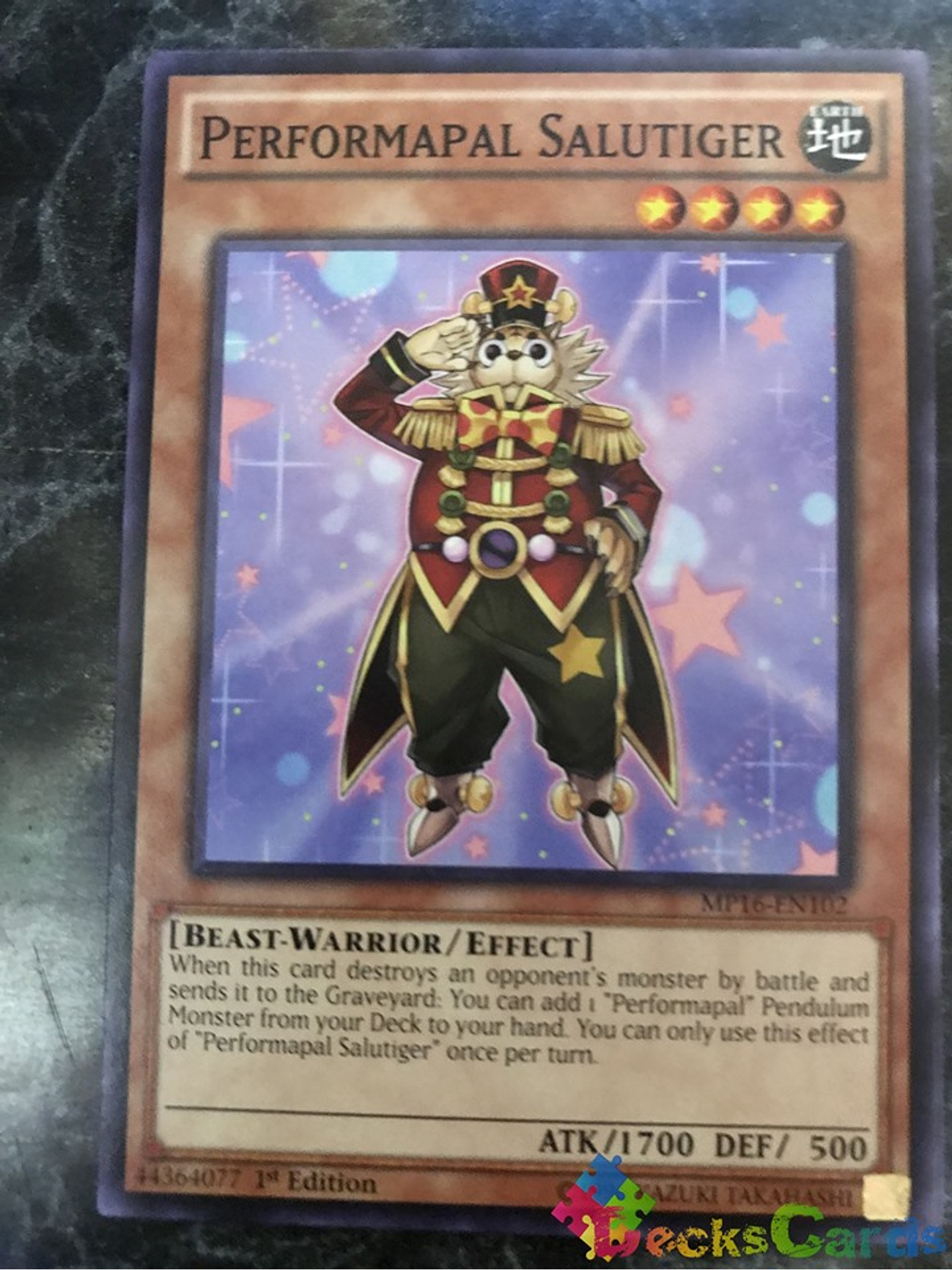 Performapal Salutiger - MP16-EN102 - Common 1st Edition 1