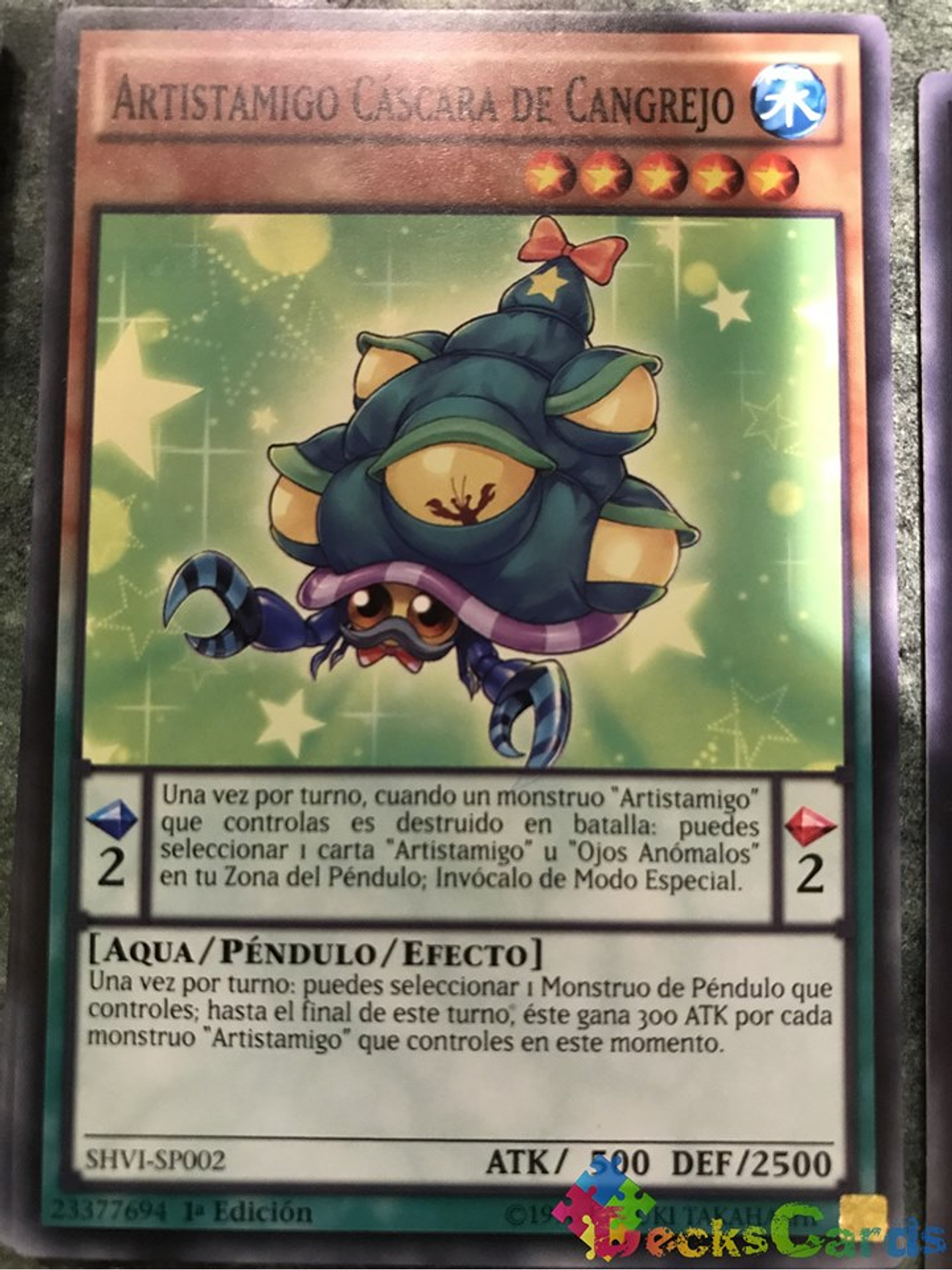 Performapal Sellshell Crab - SHVI-EN002 - Common 1st Edition 1