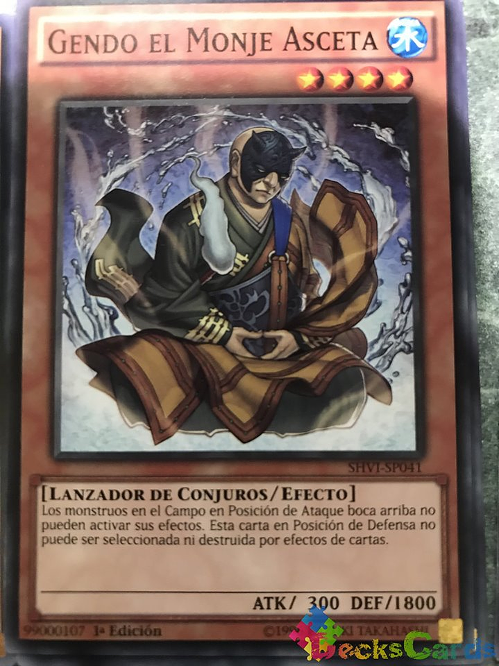 Gendo the Ascetic Monk - SHVI-EN041 - Common 1st Edition 1