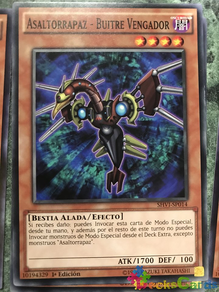 Raidraptor - Avenge Vulture - SHVI-EN014 - Common 1st Edition 1