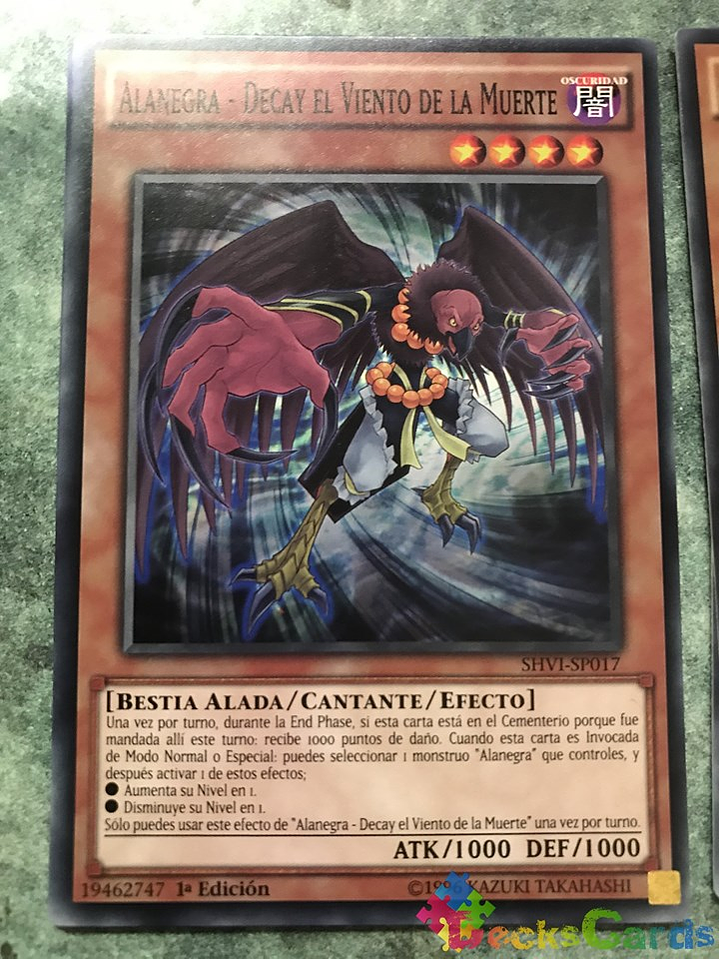 Blackwing - Decay the Ill Wind - SHVI-EN017 - Common 1st Edition 1