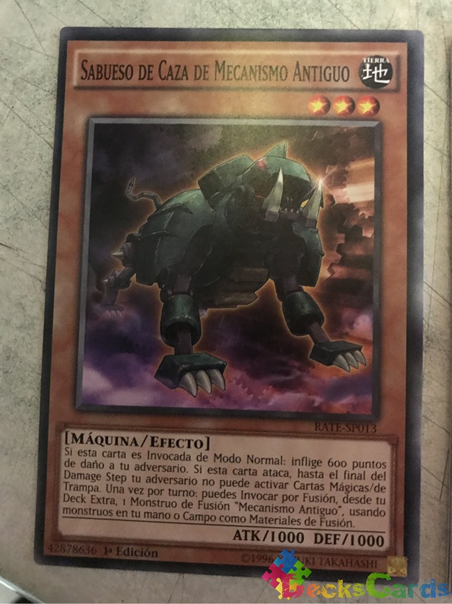 Ancient Gear Hunting Hound - RATE-EN013 - Common 1st Edition 1