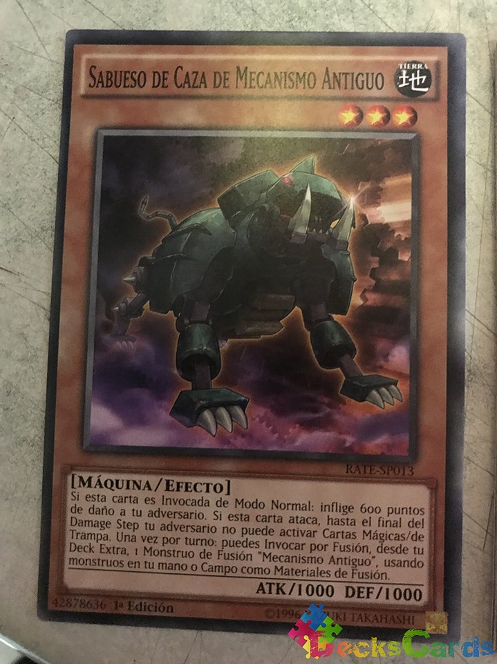 Ancient Gear Hunting Hound - RATE-EN013 - Common 1st Edition 1