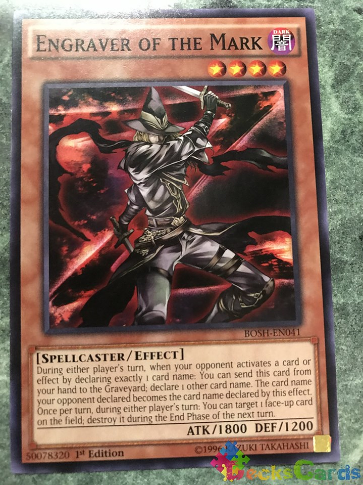 Engraver of the Mark - BOSH-EN041 - Common 1st Edition 1