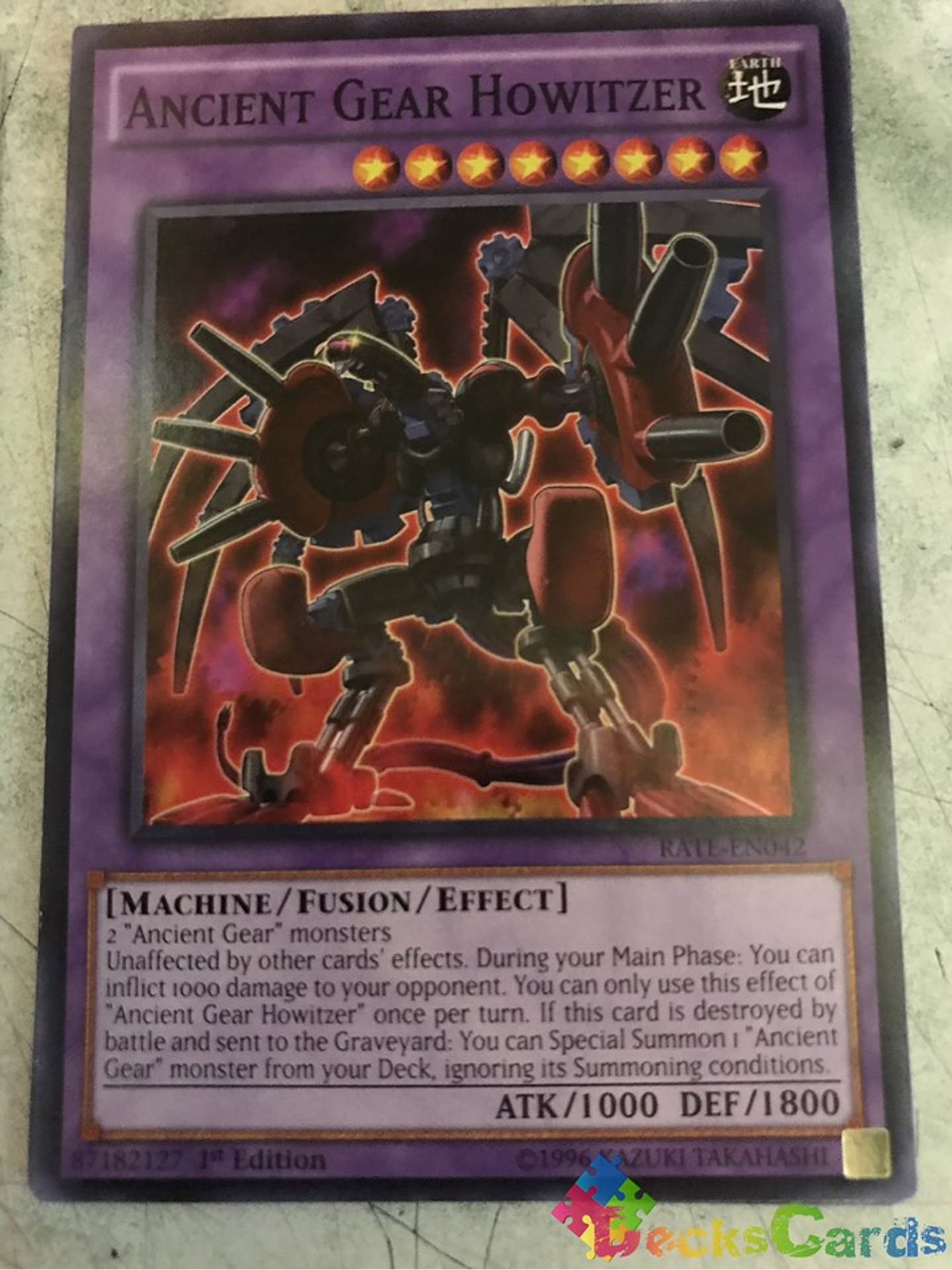 Ancient Gear Howitzer - RATE-EN042 - Common 1st Edition 2