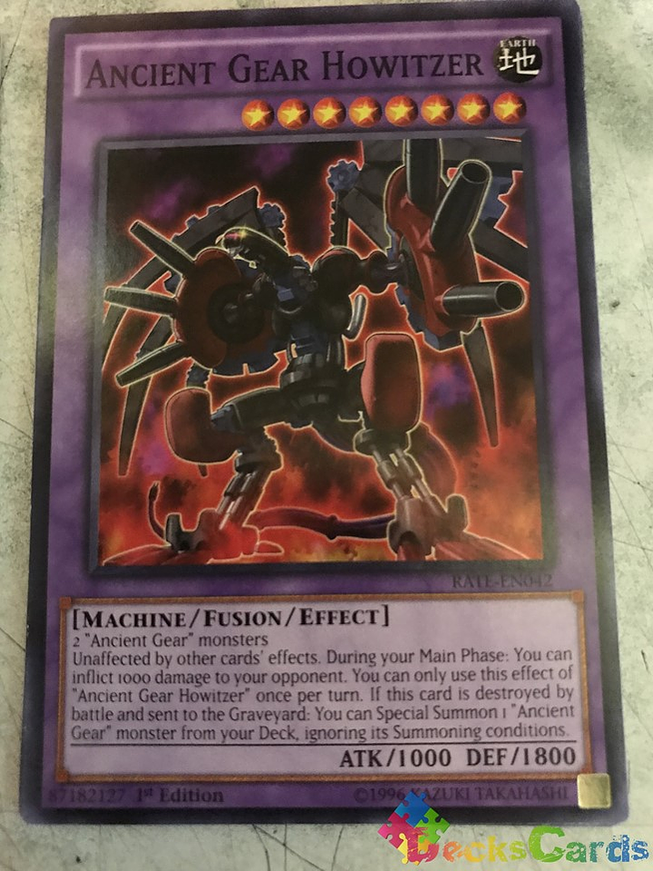 Ancient Gear Howitzer - RATE-EN042 - Common 1st Edition 2