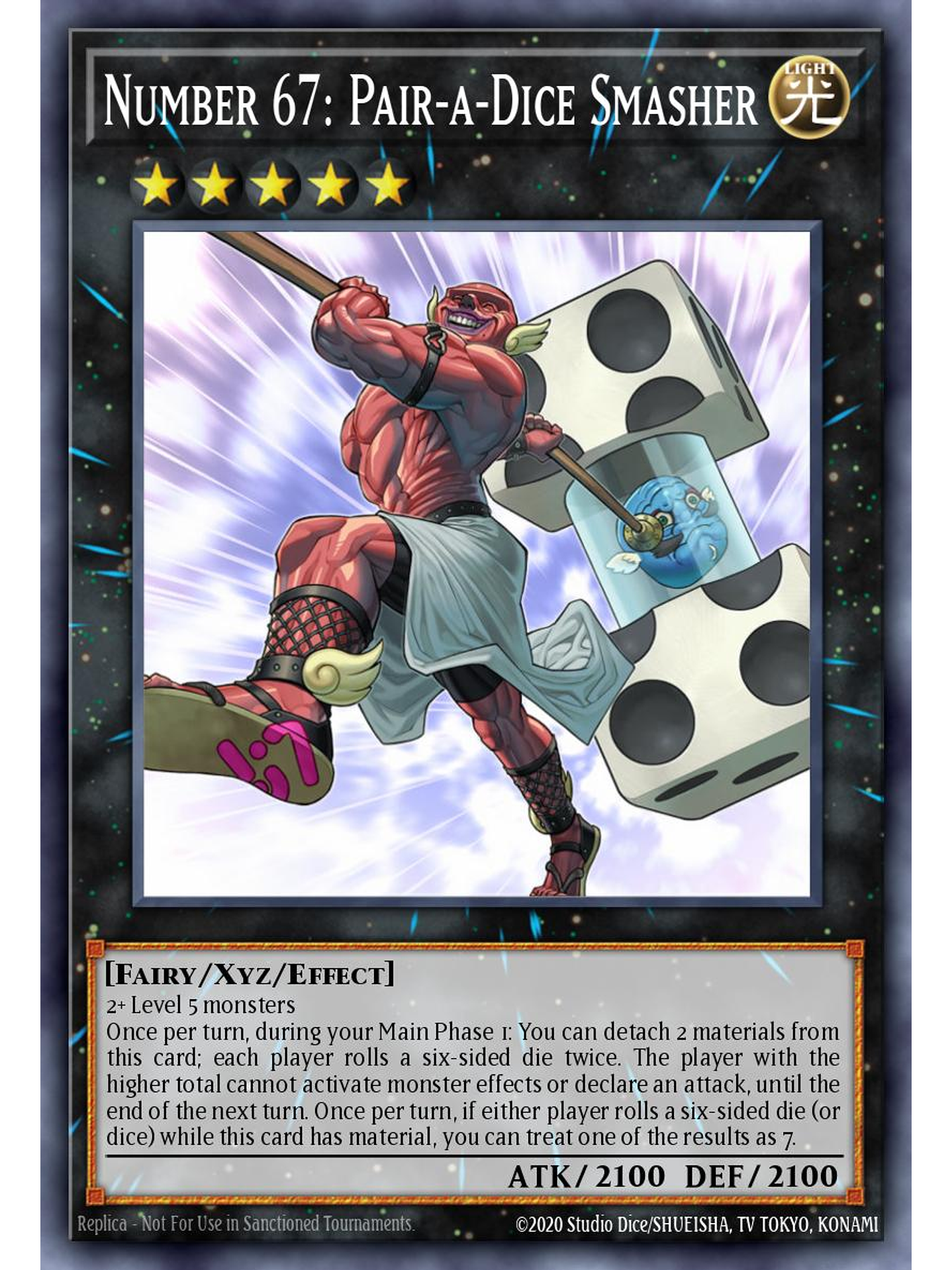 Number 67: Pair-a-Dice Smasher - JUSH-EN058 - Collector's Rare 1st Edition 1