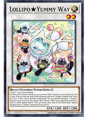 LollipoYummy Way - JUSH-EN021 - Super Rare 1st Edition