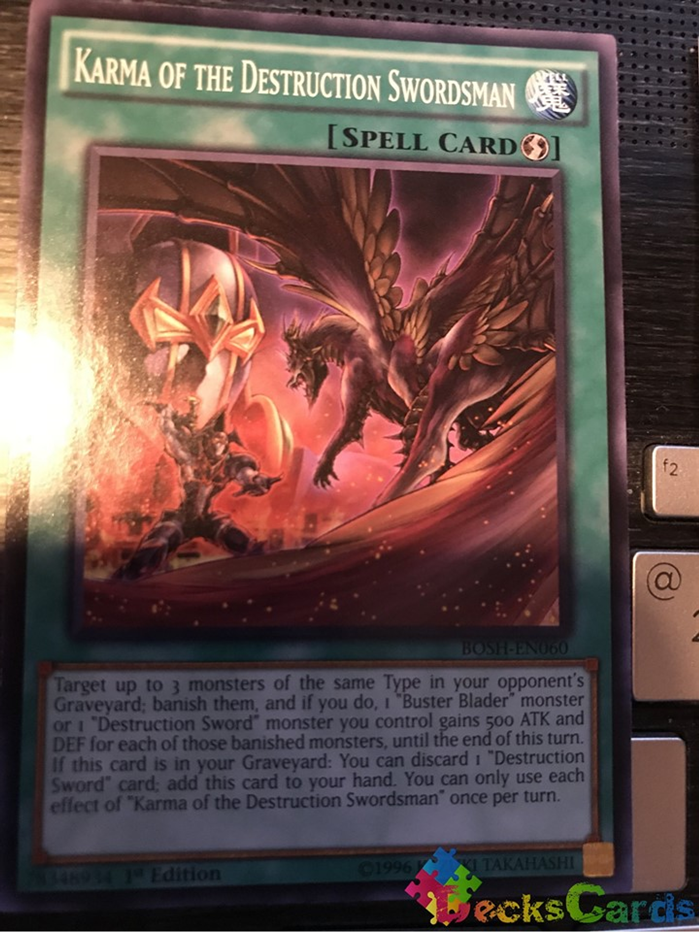 Karma of the Destruction Swordsman - BOSH-EN060 - Common 1st Edition 1