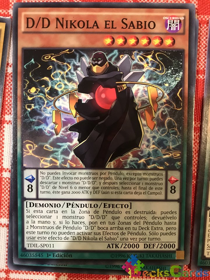 D/D Savant Nikola - TDIL-EN011 - Common 1st Edition 1