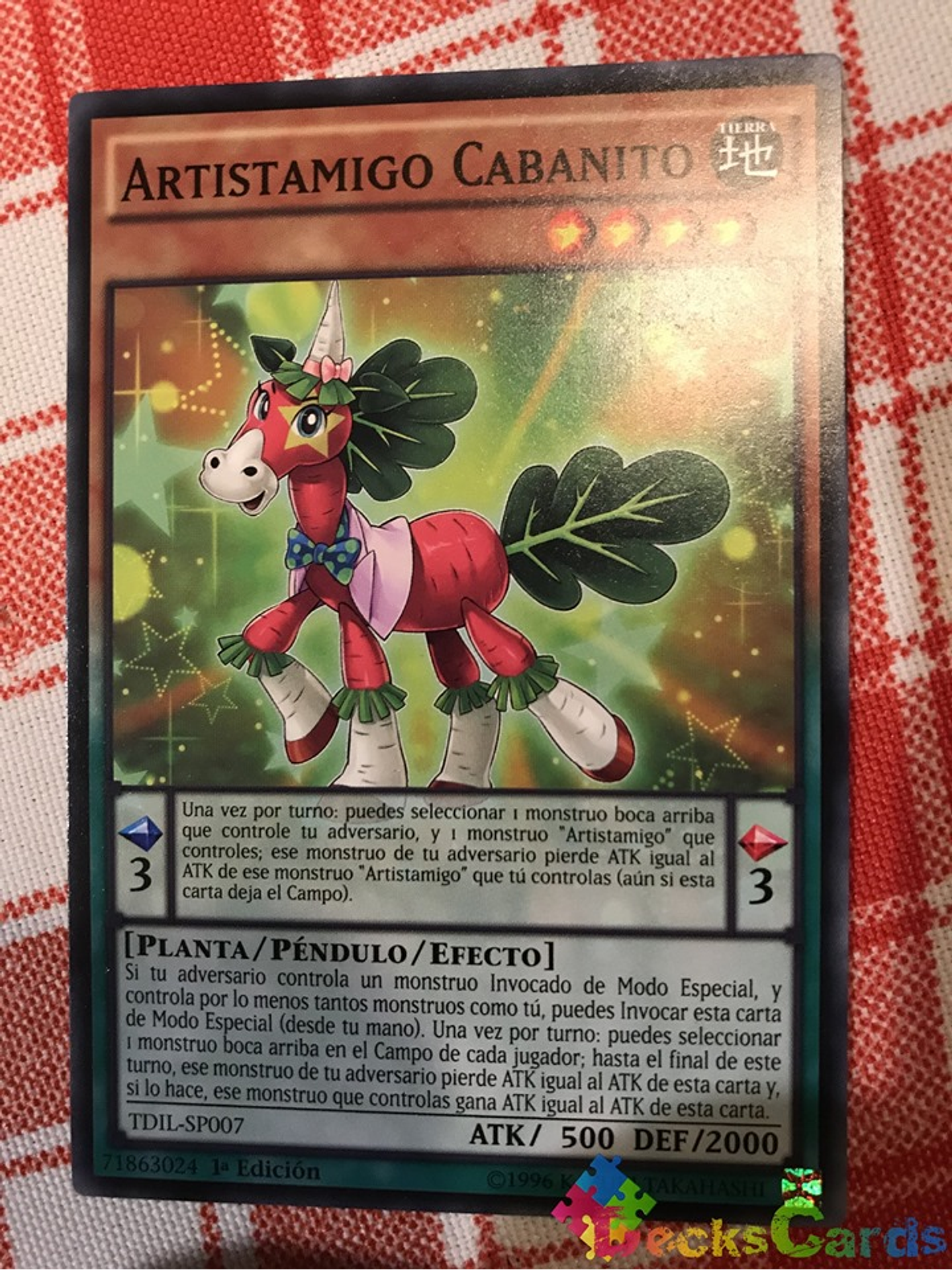 Performapal Radish Horse - TDIL-EN007 - Common 1st Edition 1