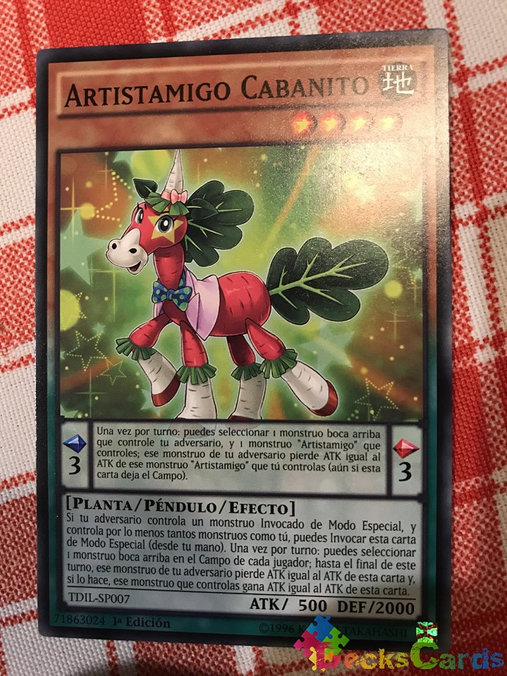 Performapal Radish Horse - TDIL-EN007 - Common 1st Edition 1