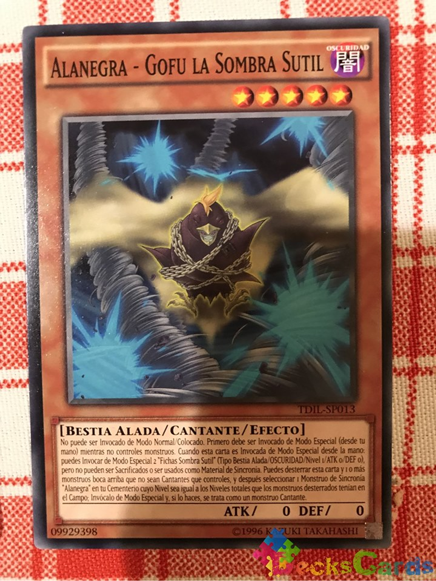 Blackwing - Gofu the Vague Shadow - TDIL-EN013 - Common Unlimited 1