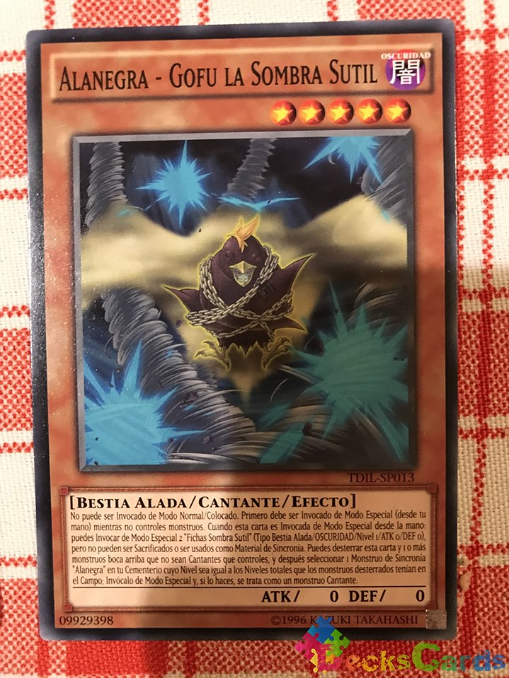 Blackwing - Gofu the Vague Shadow - TDIL-EN013 - Common Unlimited 1