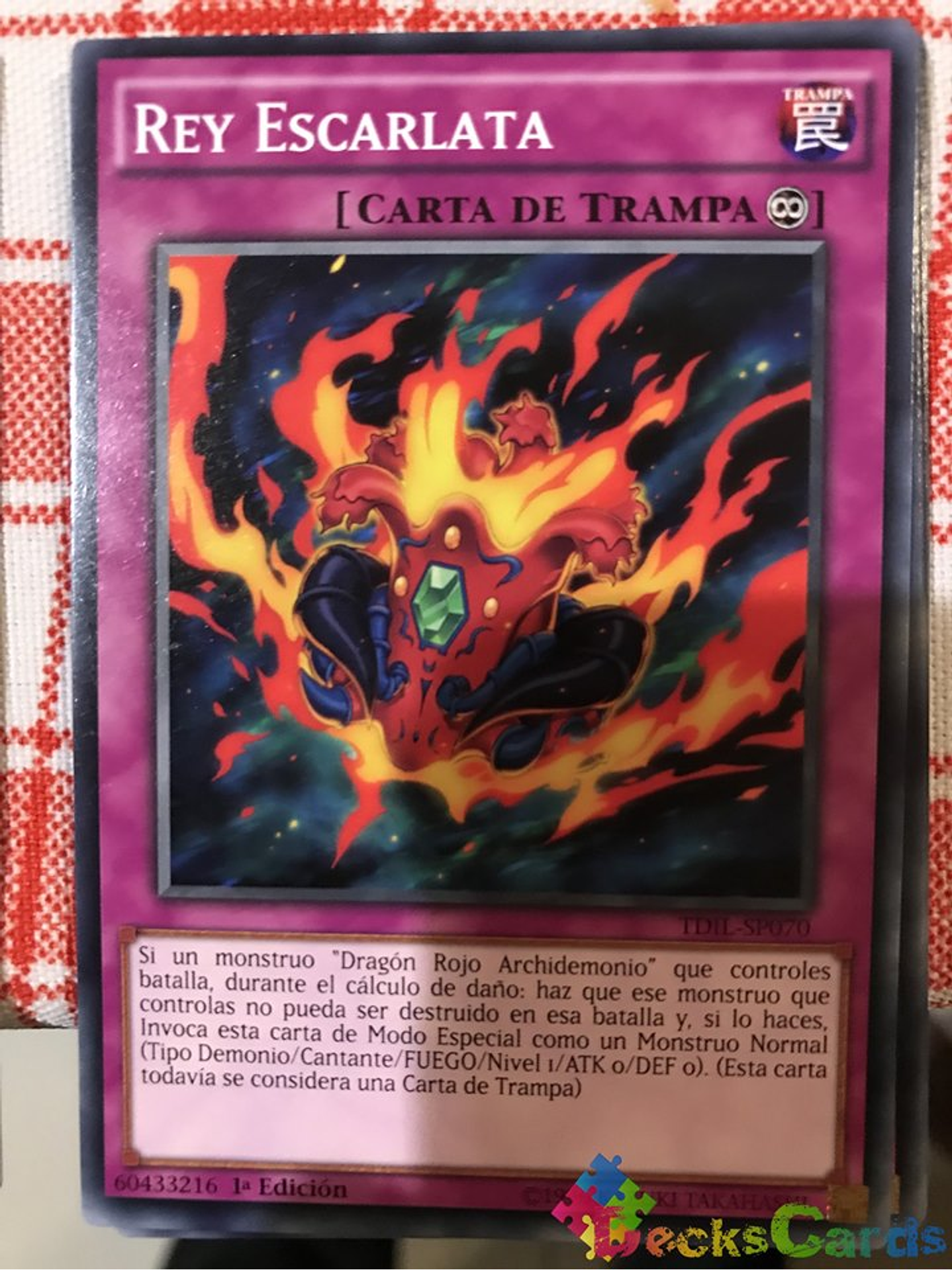 King Scarlet - TDIL-EN070 - Common 1st Edition 1
