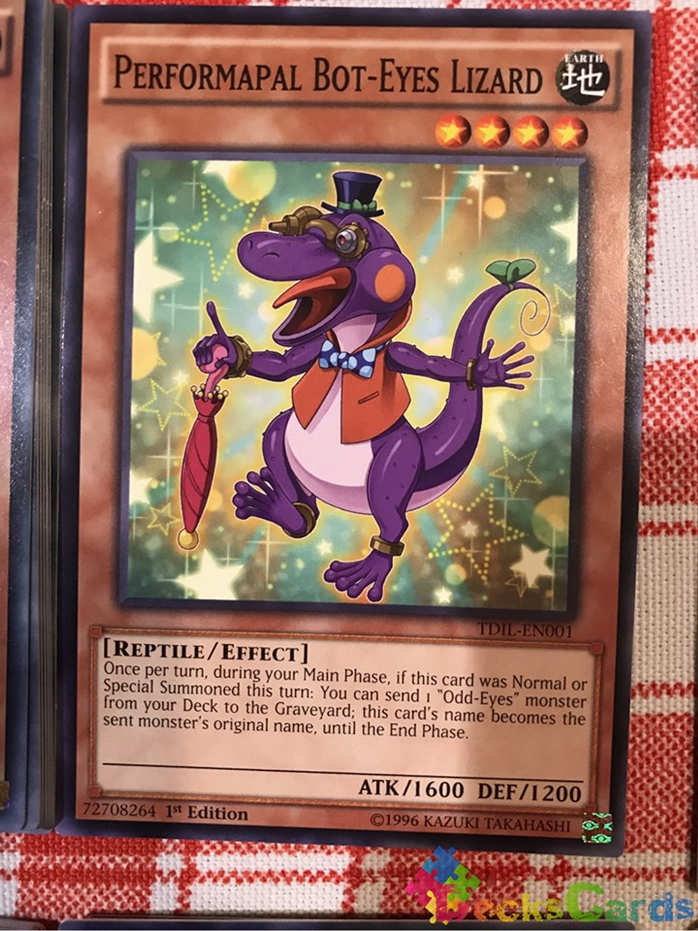 Performapal Bot-Eyes Lizard - TDIL-EN001 - Common 1st Edition 2