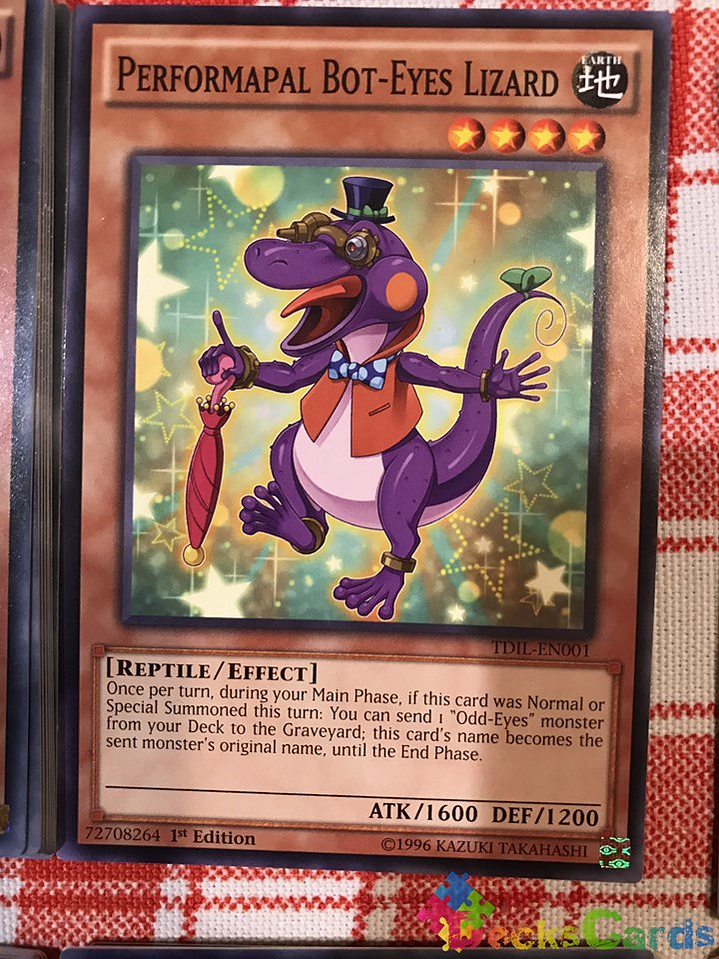 Performapal Bot-Eyes Lizard - TDIL-EN001 - Common 1st Edition 2