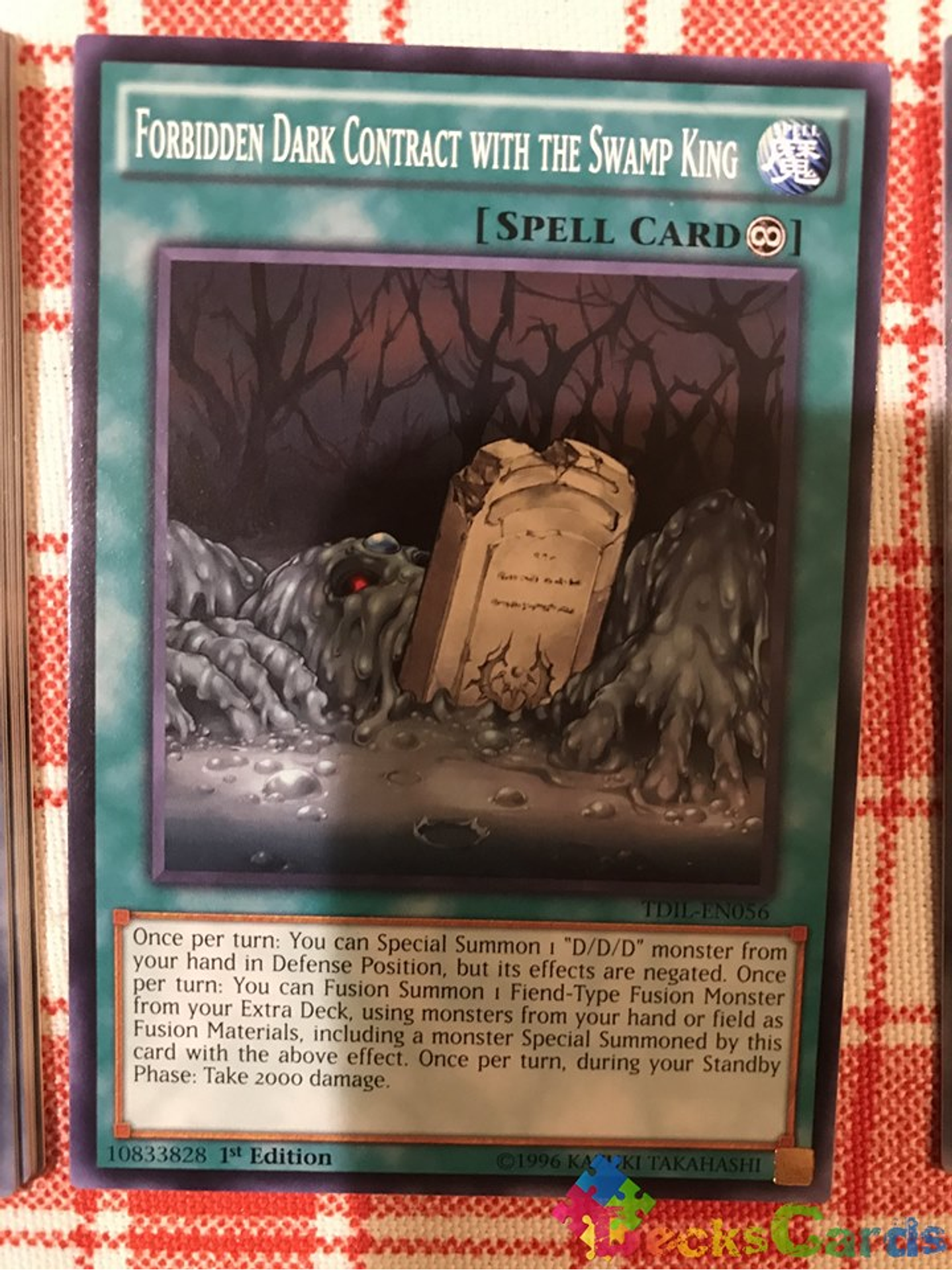 Forbidden Dark Contract with the Swamp King - TDIL-EN056 - Common 1st Edition 2