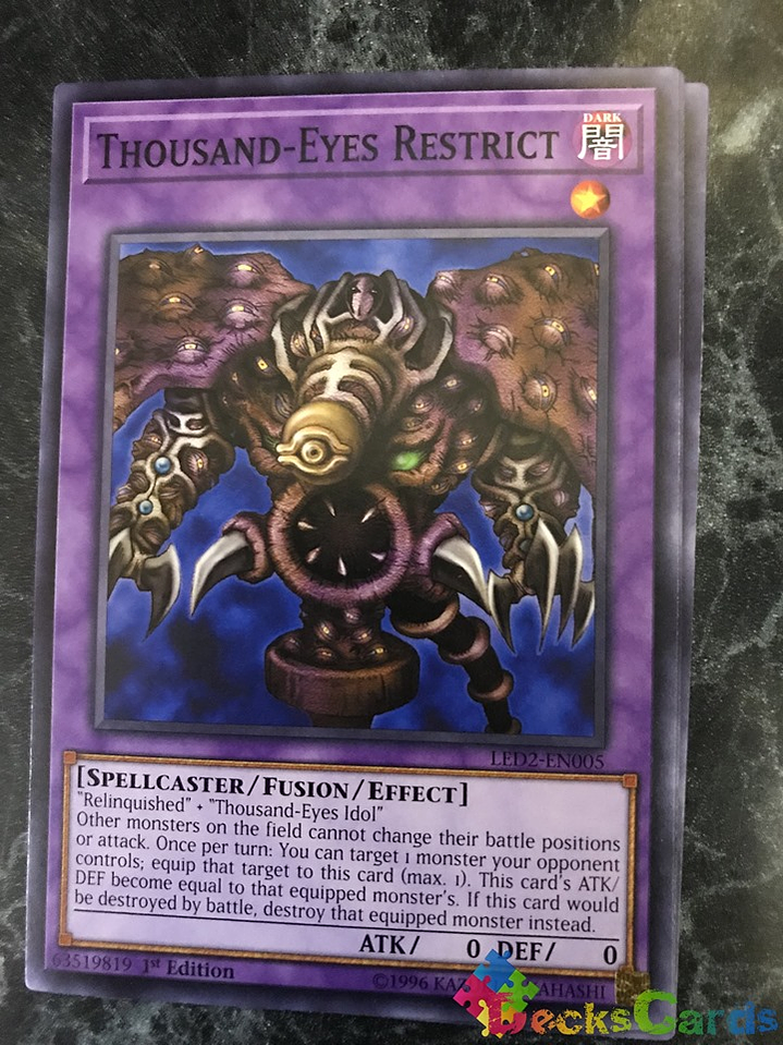 Thousand-Eyes Restrict - LED2-EN005 - Common 1st Edition 1