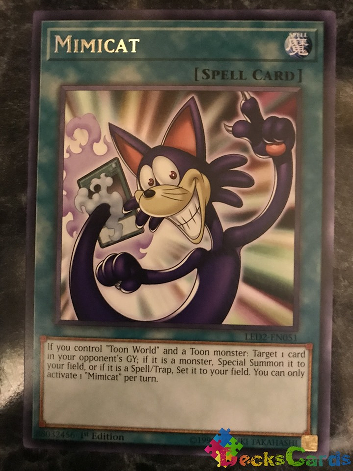 Mimicat - LED2-EN051 - Rare 1st Edition 1