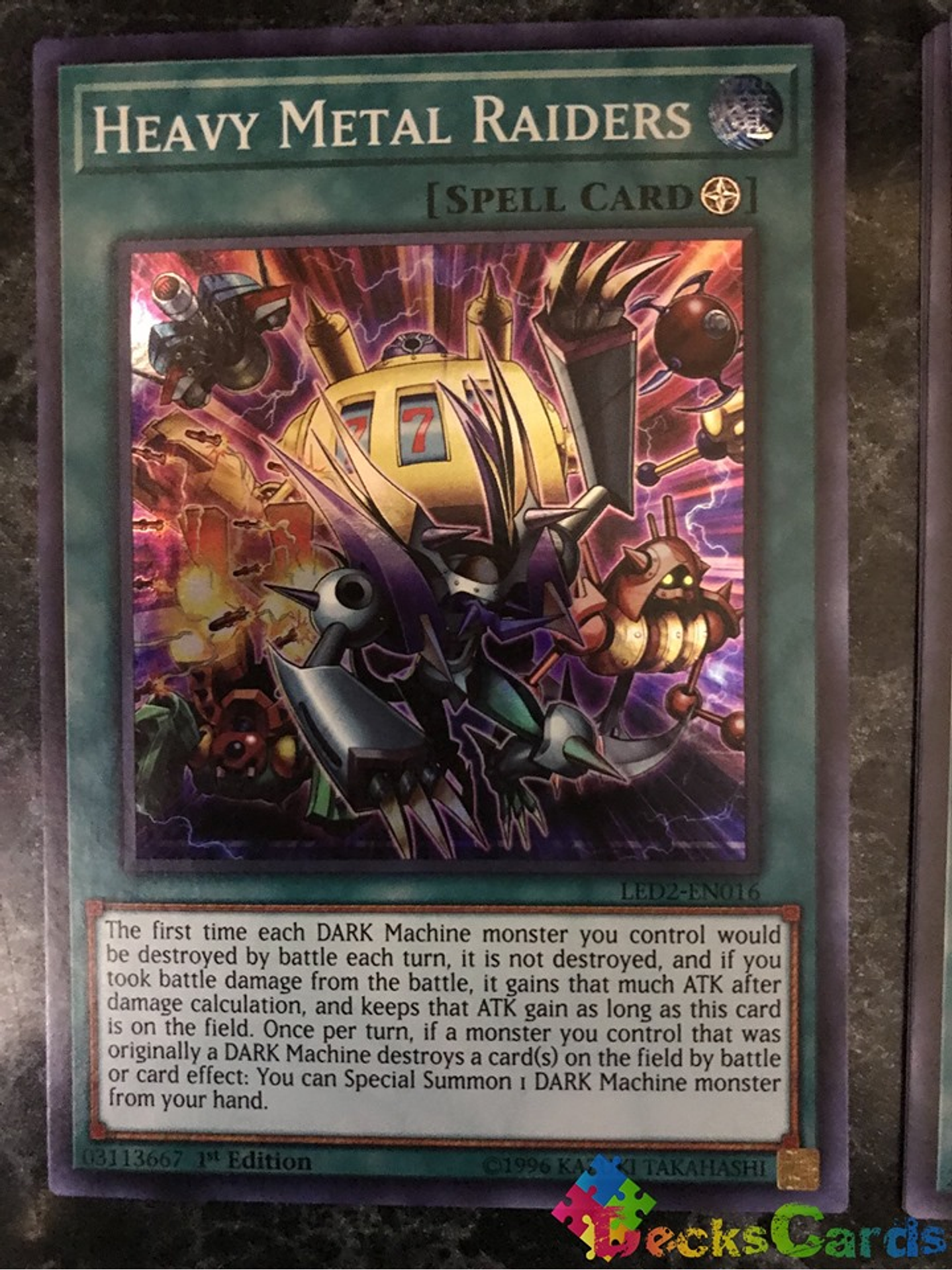 Heavy Metal Raiders - LED2-EN016 - Super Rare 1st Edition 1