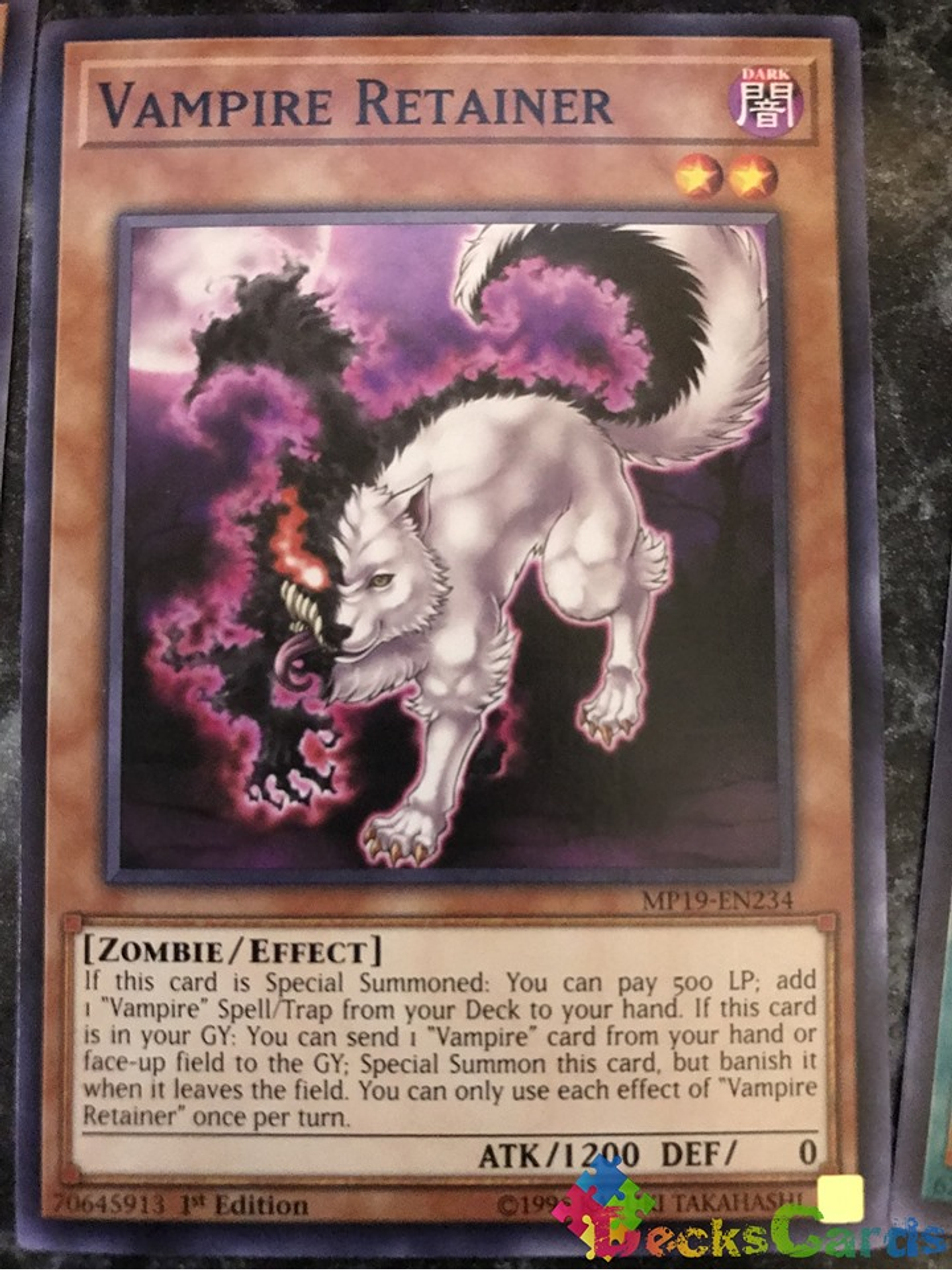 Vampire Retainer - MP19-EN234 - Common 1st Edition 1