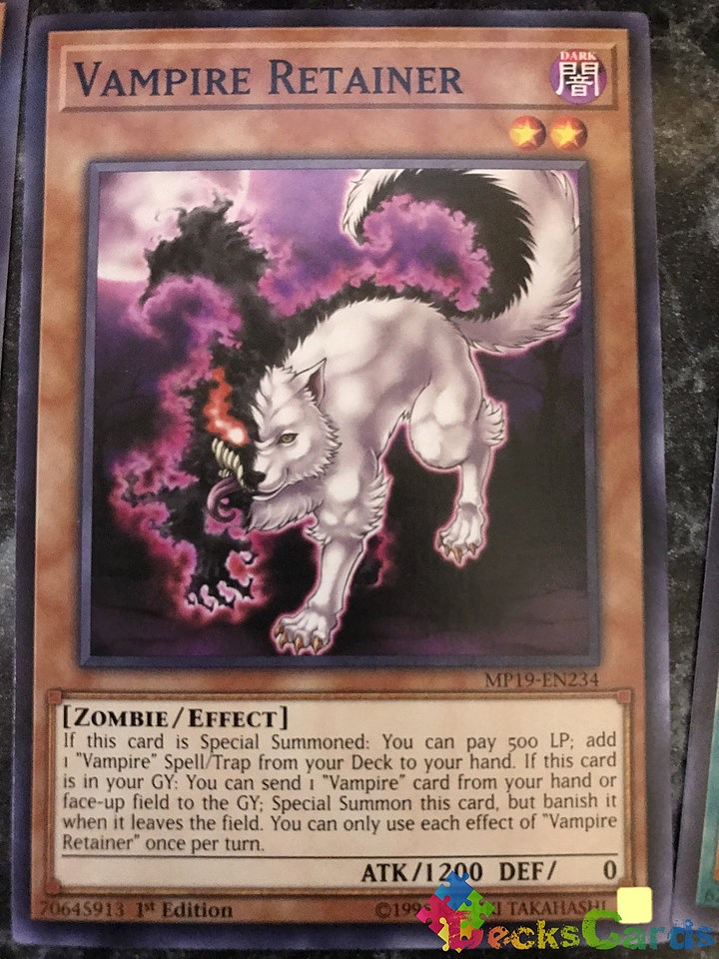 Vampire Retainer - MP19-EN234 - Common 1st Edition 1