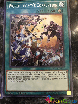 World Legacy's Corruption - MP19-EN037 - Common 1st Edition