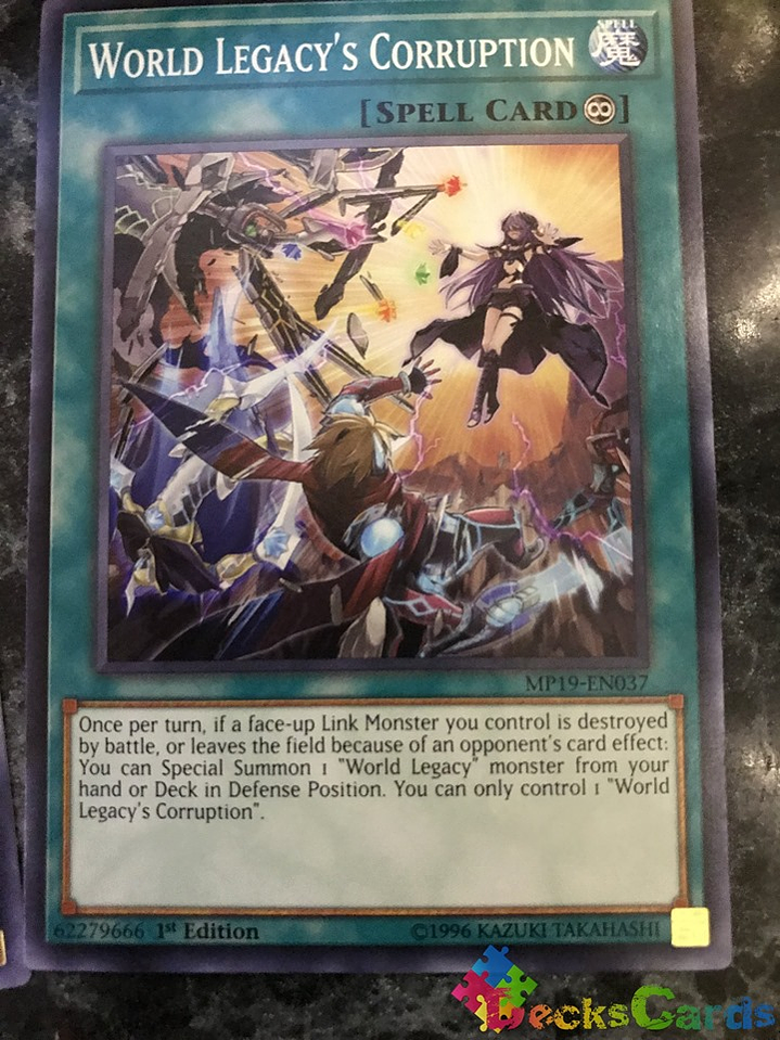 World Legacy's Corruption - MP19-EN037 - Common 1st Edition 1