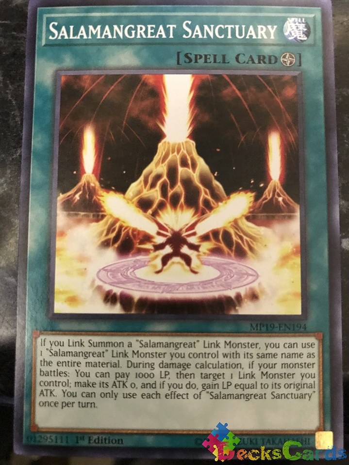 Salamangreat Sanctuary - MP19-EN194 - Common 1st Edition 1