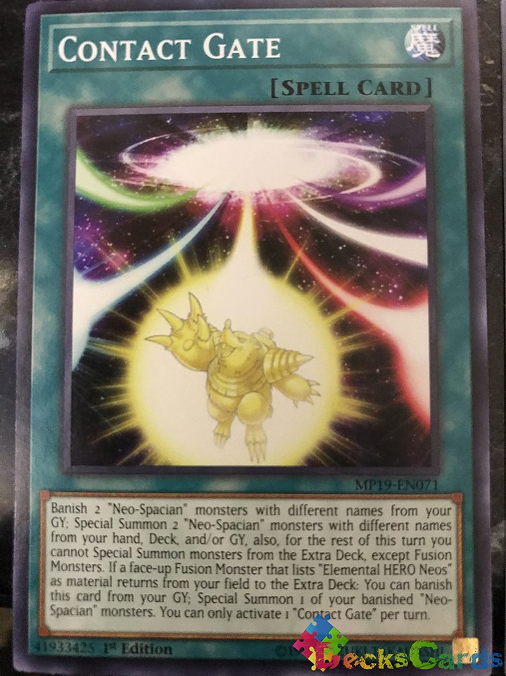 Contact Gate - MP19-EN071 - Common 1st Edition 1
