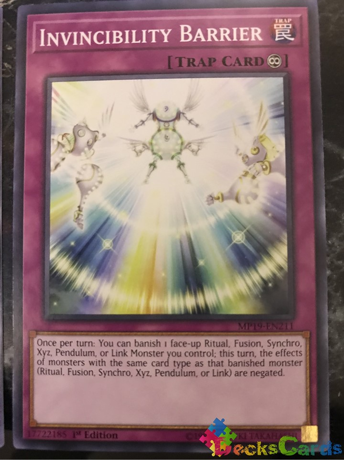 Invincibility Barrier - MP19-EN211 - Common 1st Edition 1