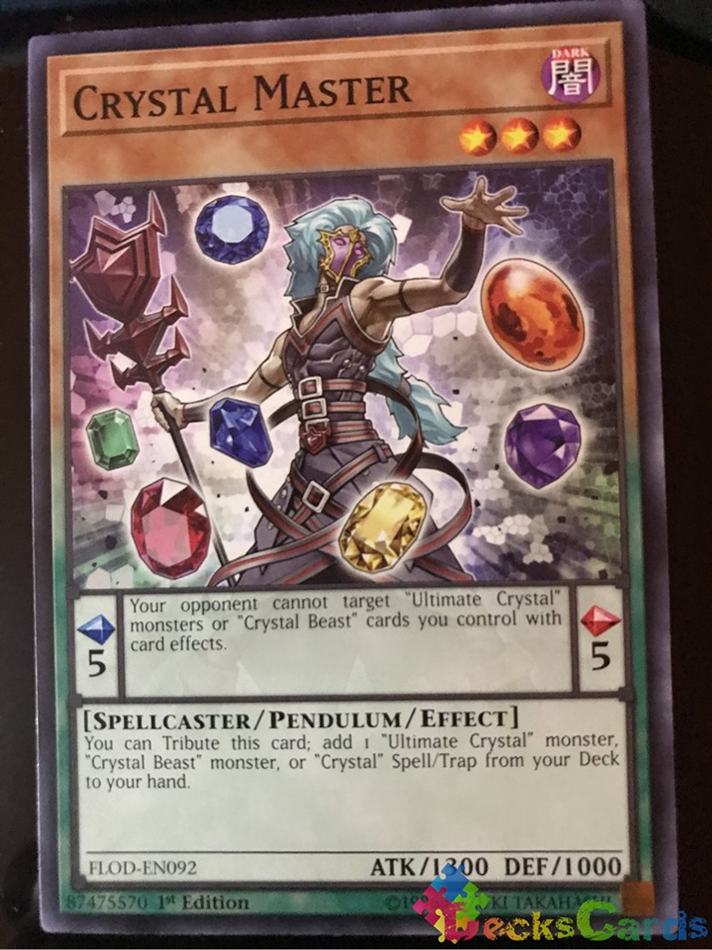 Crystal Master - FLOD-EN092 - Common 1st Edition 1