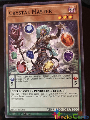 Crystal Master - FLOD-EN092 - Common 1st Edition