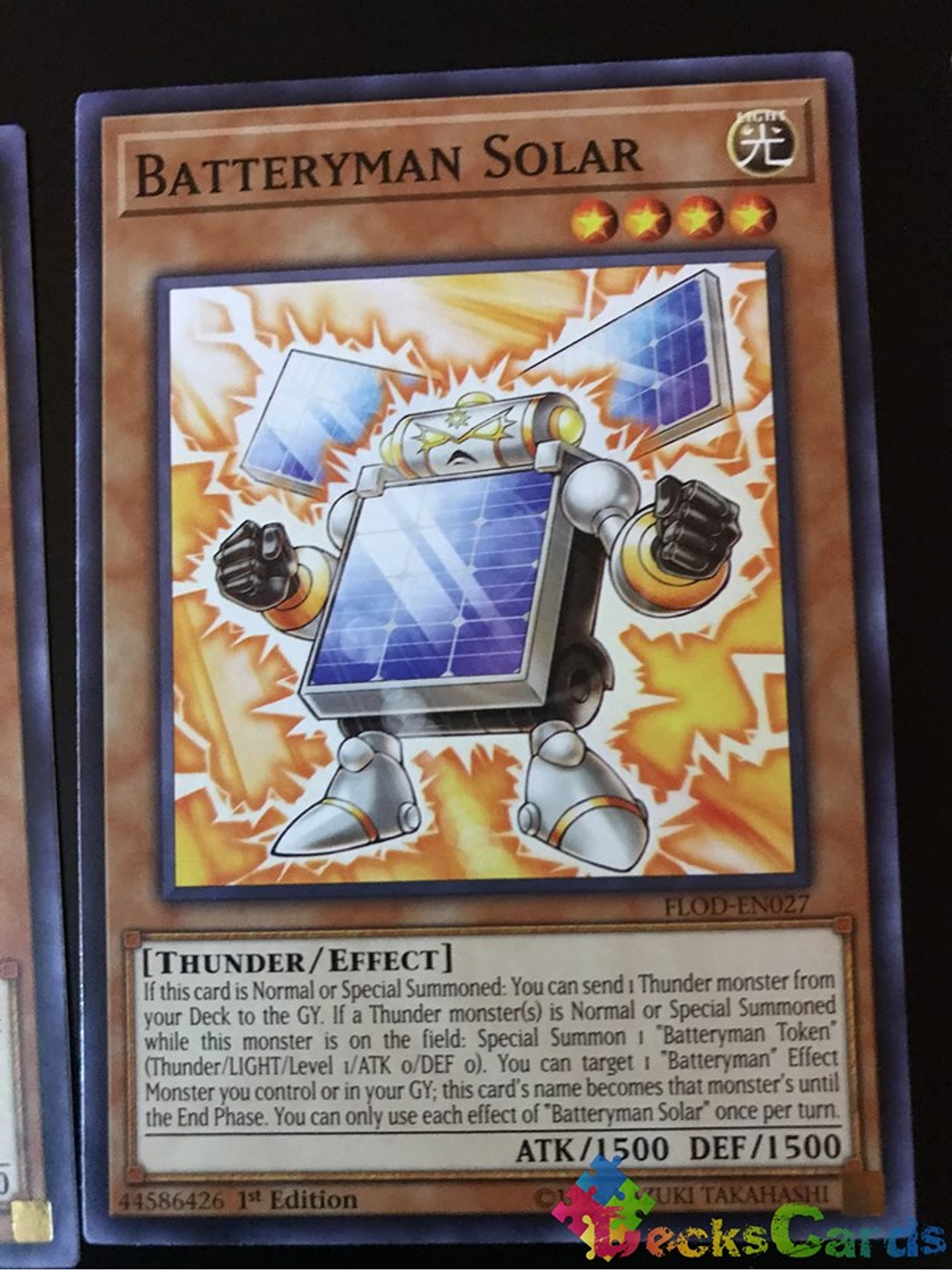 Batteryman Solar - FLOD-EN027 - Common 1st Edition 1