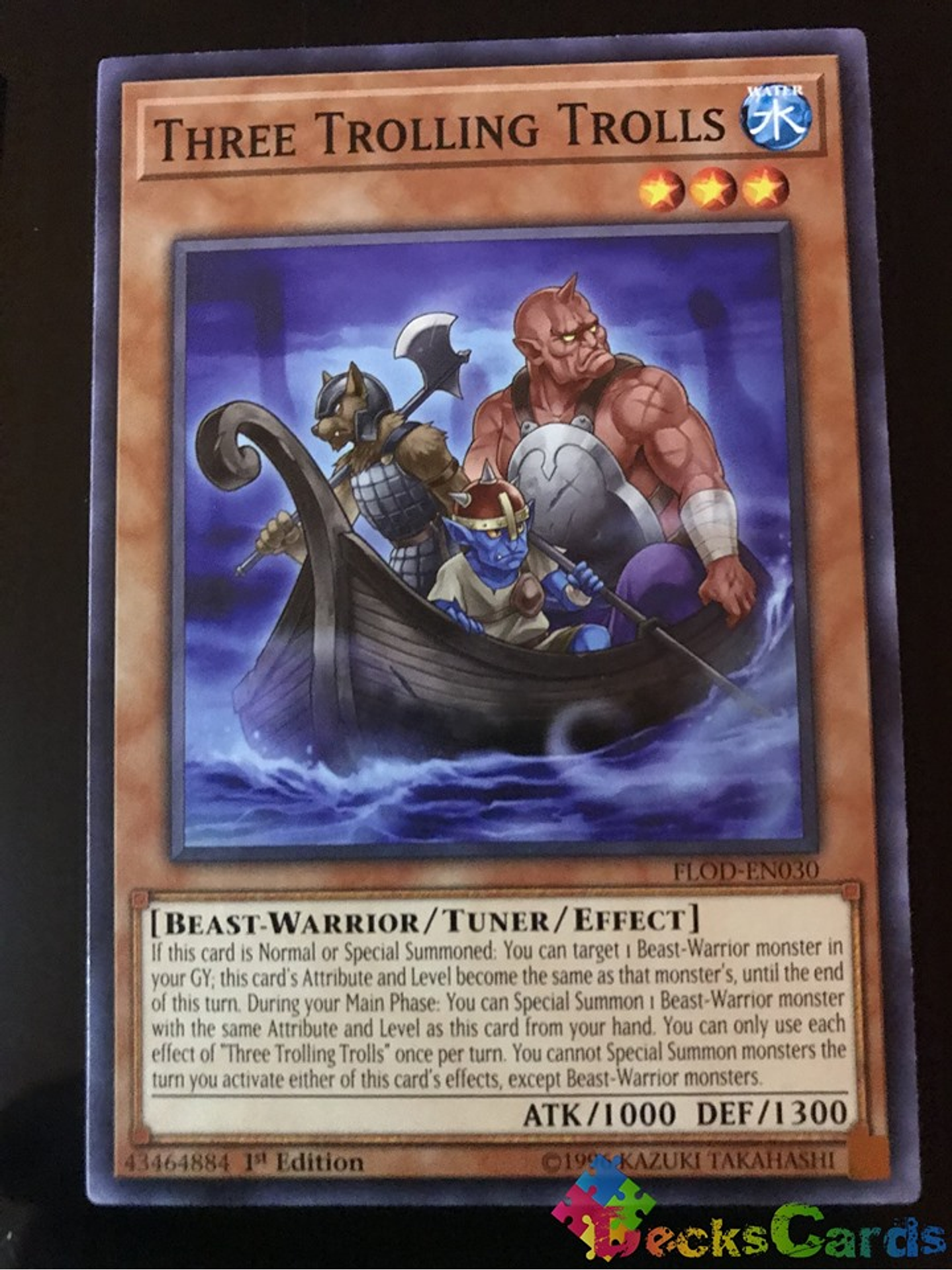 Three Trolling Trolls - FLOD-EN030 - Common 1st Edition 1