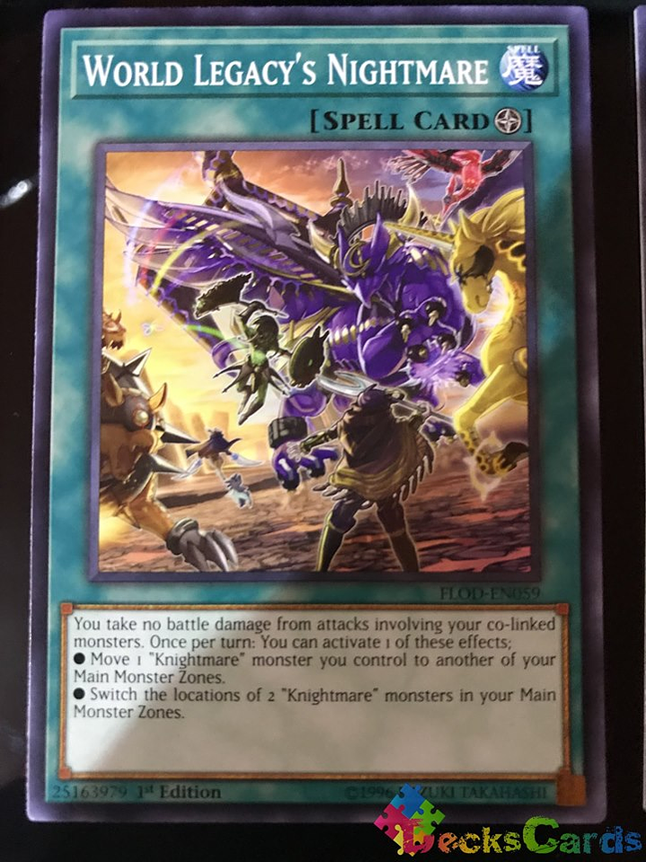World Legacy's Nightmare - FLOD-EN059 - Common 1st Edition 1