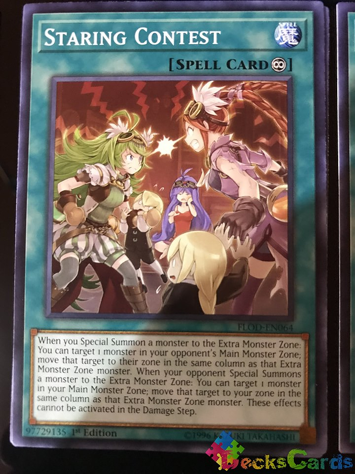 Staring Contest - FLOD-EN064 - Common 1st Edition 1