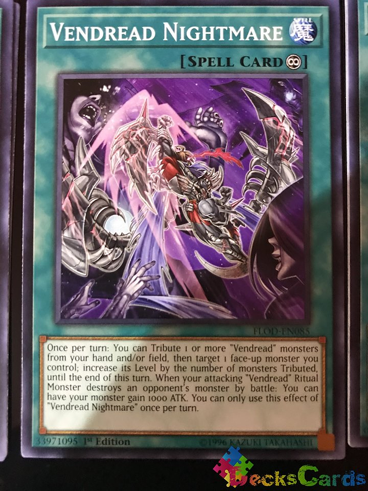 Vendread Nightmare - FLOD-EN085 - Common 1st Edition 1