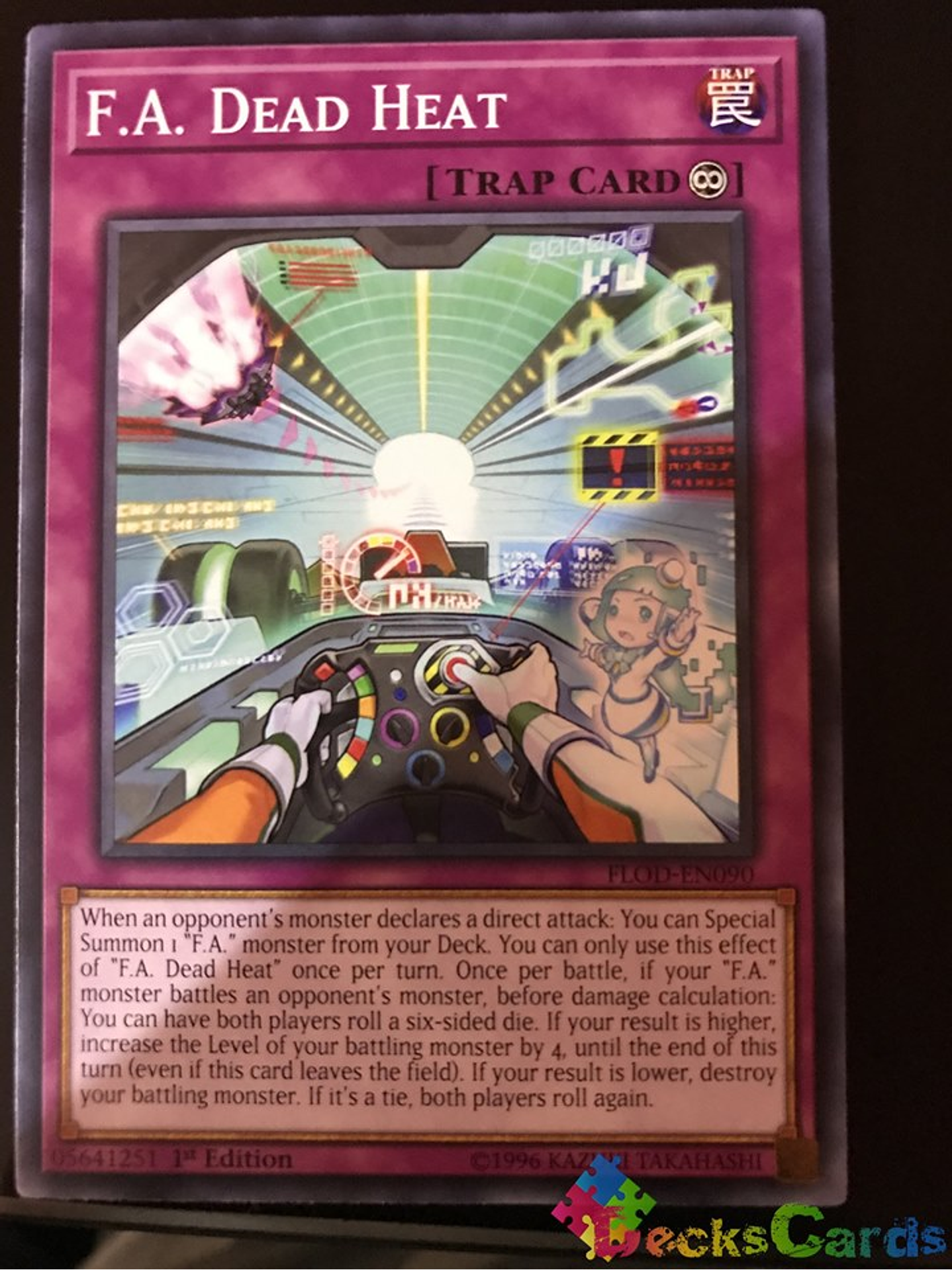 F.A. Dead Heat - FLOD-EN090 - Common 1st Edition 1