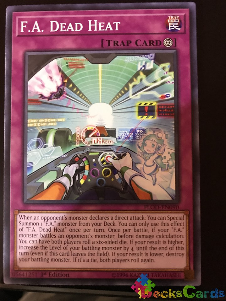 F.A. Dead Heat - FLOD-EN090 - Common 1st Edition 1