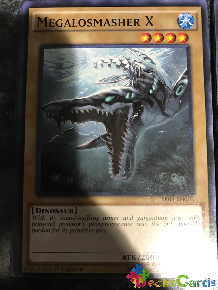 Megalosmasher X - SR04-EN003 - Common 1st Edition 1