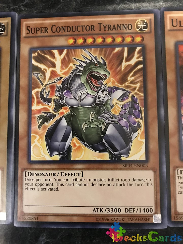 Super Conductor Tyranno - SR04-EN005 - Common 1st Edition 1