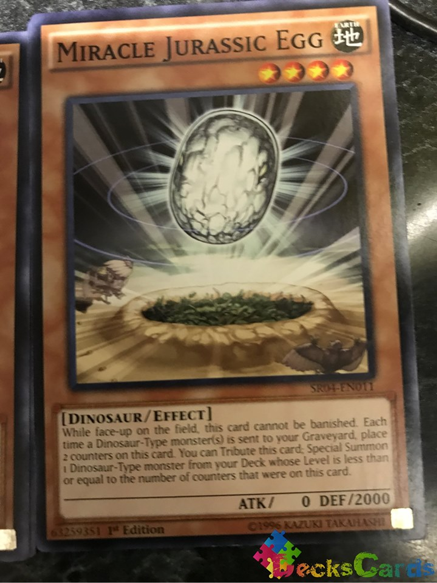 Miracle Jurassic Egg - SR04-EN011 - Common 1st Edition 1