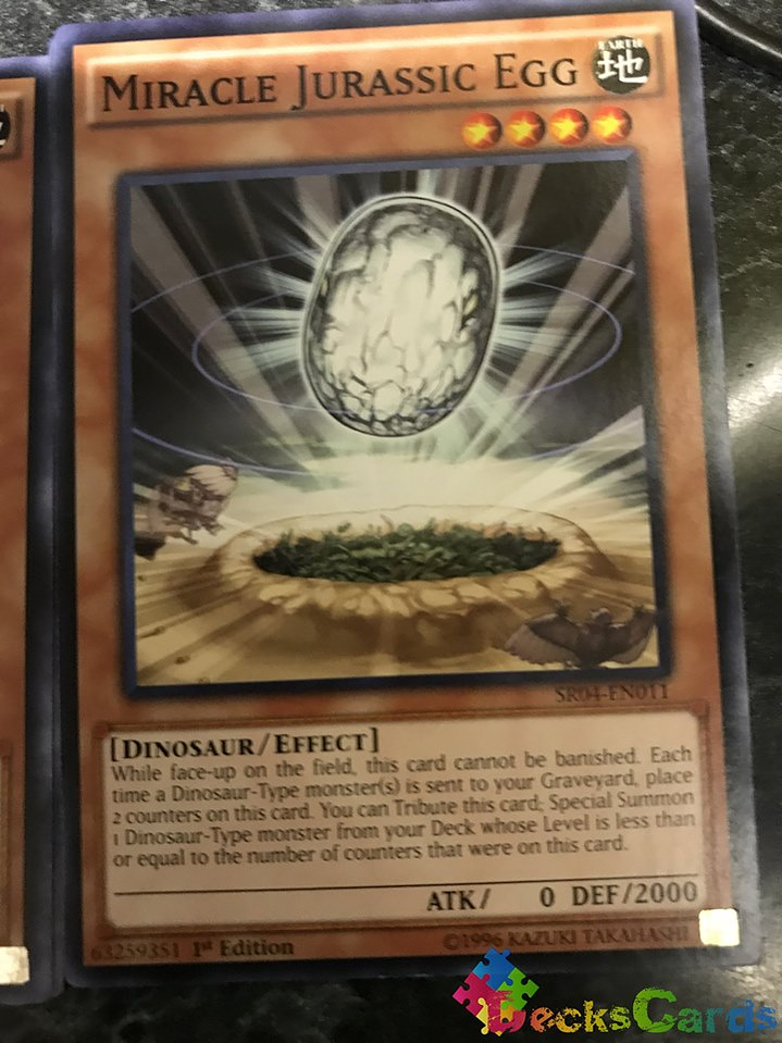Miracle Jurassic Egg - SR04-EN011 - Common 1st Edition 1