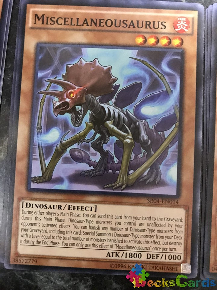 Miscellaneousaurus - SR04-EN014 - Common 1st Edition 1