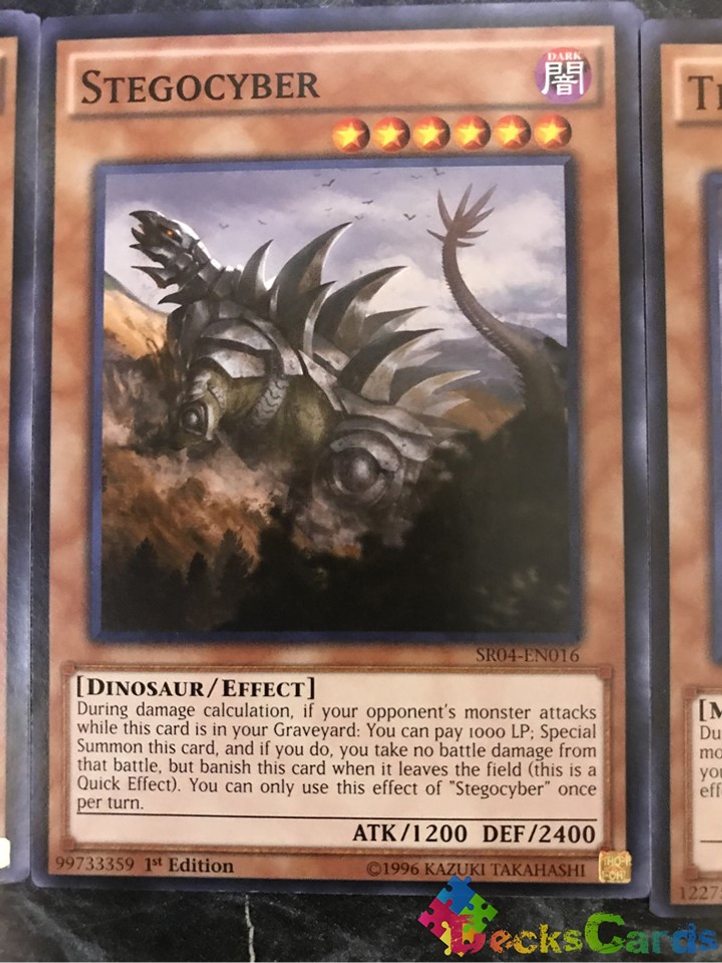 Stegocyber - SR04-EN016 - Common 1st Edition 1