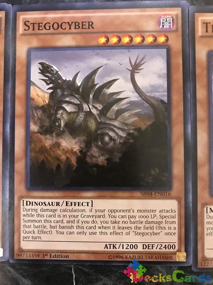 Stegocyber - SR04-EN016 - Common 1st Edition 1